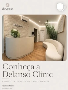 Apresentação da recepção da Delanso